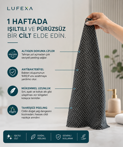 LUFEXA Antibakteriyel Peeling Duş Lifi